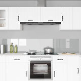 Kitchen Backsplash 2 pcs Transparent 110 x 40 cm Tempered Glass 3415488