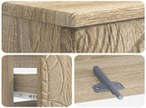 Bathroom Sink Cabinet DELFT Sonoma Oak 82 x 41x 59 cm 897017