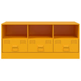 TV Cabinet Mustard Yellow 99x39x44 cm Steel 841736