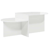 Coffee Table High Gloss White 100 x 50 x 40 cm Engineered Wood 8001050