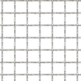 Crimped Garden Wire Fence Stainless Steel 100x85 cm 21x21x2.5mm 142289