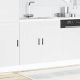 Sink Base Cabinet "Porto" White 80x46x81.5 cm Engineered Wood 853927