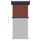 Balcony Side Awning 85x250 cm Brown 48411