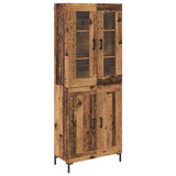 Highboard 2 pcs Old Wood Engineered Wood 3415654