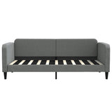 Day Bed without Mattress Dark Grey 90x190 cm Single Fabric 354047