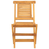 Folding Garden Chair Set of 8 Teak Solid teak wood Medium 3155048