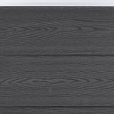Fence Panel Set Grey 699x186 cm WPC 3211833