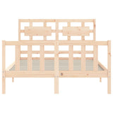 Bed Frame without Mattress 120x200 cm Solid Wood Pine 3192551