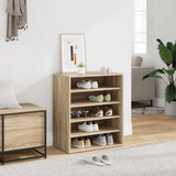 Shoe Cabinet Sonoma Oak 60x35x70 cm Engineered Wood 808939
