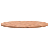 Table Top 90x2.5 cm Round Solid Wood Beech 355940
