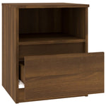 ZNTS Bedside Cabinets 2 pcs Brown Oak 40x40x50 cm Engineered Wood 815821