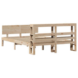 Bed Frame with Headboard without Mattress 140x190 cm 3306078