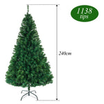 ZNTS 8FT Christmas Tree with 1138 Branches 03353212