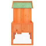 Rabbit Hutch Brown 170x63x113 cm Solid Wood Pine 172292