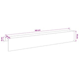 Garden Cover Profile 2 pcs 100 x 10 x 15 cm Stainless Steel 8012914
