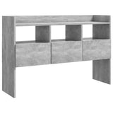 Sideboard Concrete Grey 105x30x70 cm Engineered Wood 808381