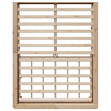 Bed Frame Brown 150 x 200 cm Solid Pine Wood 3385712