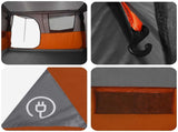 Tunnel Tent Grey and Orange 475 x 220 x 192 cm 42017429