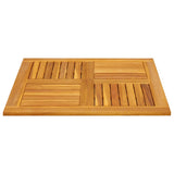 Table Top 80x80x2.2 cm Square Solid Wood Acacia 4004256