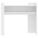 ZNTS Console Table White 100x35x90 cm Engineered Wood 848465