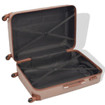 ZNTS Four Piece Hardcase Trolley Set Champagne 91193