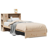 Bookcase Bed without Mattress 100x200cm Solid Wood Pine 3322375