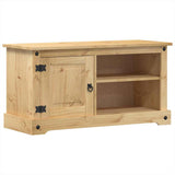 ZNTS TV Cabinet Corona 100x37x52 cm Solid Wood Pine 4005667