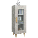 Sideboard Concrete Grey 34.5x34x90 cm Engineered Wood 812397
