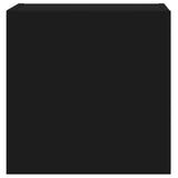 TV Wall Cabinets 2 pcs Black 40.5x30x40 cm Engineered Wood 836899