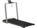 Folding Walking Treadmill, Under Desk Walking Pad with Incline, Silver Tone T3398P552675