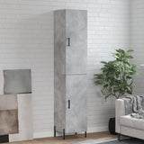 Highboard Concrete Grey 34,5x34x180 cm Engineered Wood 3198797