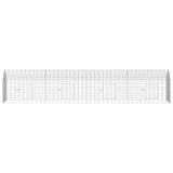 Rabbit Cage Silver 400 x 78 x 78 cm Galvanised Steel 42019234