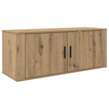 Wall-mounted TV Cabinet Set Artisan Oak Engineered Wood 3415585