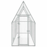 Chicken Cage Silver 400x100x190 cm Galvanised Steel 172551