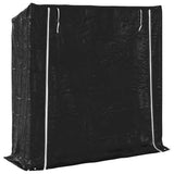 Firewood Rack with Rain Cover 200x60x200 cm Galvanised Steel 4104957