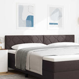 Headboard with Headboard Dark Brown 200 cm Faux Leather 42007283