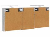 Bathroom Cabinet Set 3 pcs 110 x 10.5 x 60.5 cm Engineered wood 3403725