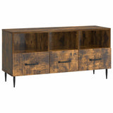 TV Cabinet Smoked Oak 102 x 34.5 x 50 cm Engineered Wood 894910
