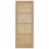Interior Door ORKDAL Brown 78 x 202 cm Plywood 4102659