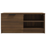 ZNTS TV Cabinet Brown Oak 80x35x36.5 cm Engineered Wood 817121