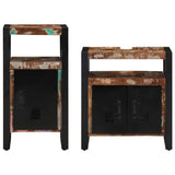 Bathroom Furniture Set 2 pcs Brown Solid Reclaimed Wood 3305603