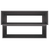 Garden Planter Black 100 x 60 x 45 cm Cold-rolled Steel 865869