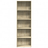 Bookcase Sonoma Oak 60x30x189 cm Engineered Wood 857919