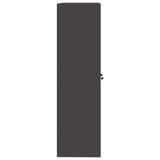 Storage Cabinet Black 90 x 40 x 140 cm Steel 3406160