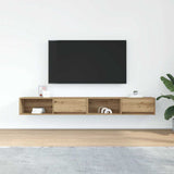 TV Cabinets 2 pcs Artisan Oak 100x31x25.5 cm Engineered Wood 861489