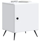 Bedside Cabinet 2 pcs White 43 x 34.5 x 50 cm Engineered Wood 895486