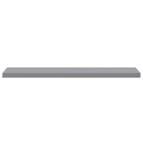 Floating Wall Shelves 4 pcs Grey 120x23.5x3.8 cm MDF 323864