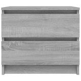 Bed Cabinets 2 pcs Grey Sonoma 50x39x43.5 cm Engineered Wood 815825