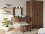Dressing Table Brown 60 x 40 x 70 cm Engineered Wood 865223