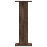 Speaker Stands 2 pcs Brown Oak 30x30x80 cm Engineered Wood 852669